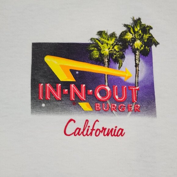 2011 In N Out Burger Stayin The Same White T-Shirt Large - Picture 5 of 13